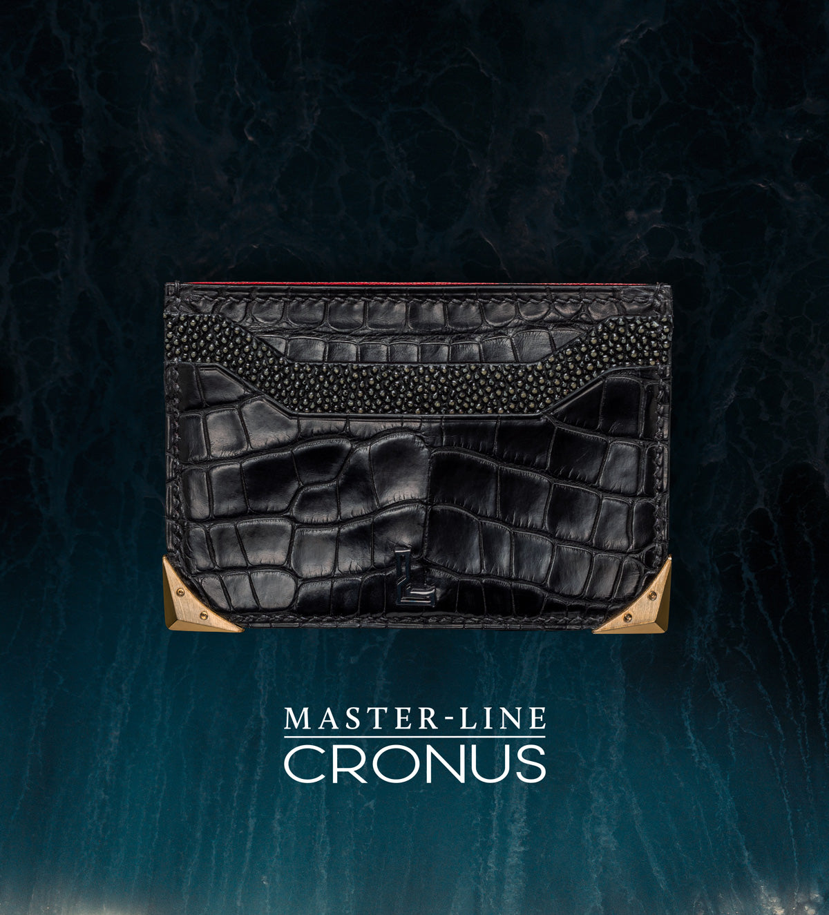 Cronus Alligator Wallet 18ct Gold – LAGARTO